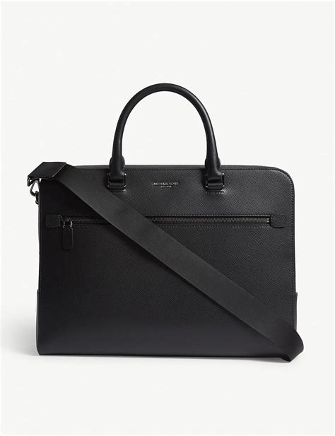 businesstaschen herren michael kors harrison|Harrison Leather Briefcase .